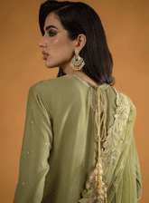 Meraki By Seran Embroidered Velvet Unstitched 3 Piece Suit - SE23MV 01 MASHQ